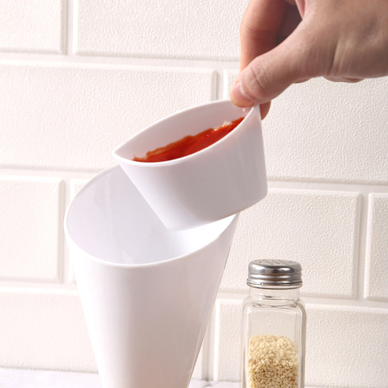 Wholesale French Fries Cups Vegetable Salad Cups Plastic Chip Cup PP Salad Cup